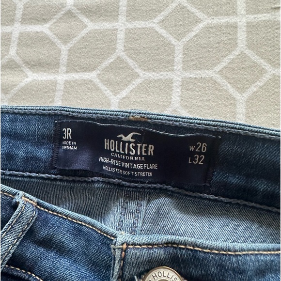 Hollister California jean High-Rise vintage flare soft stretch,size 3R W26 L32 - Picture 5 of 10